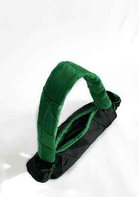 Colour Block Patchwork Satin Bag