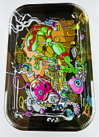 Medium Metal Rolling Tray Medium Metal Rolling Tray