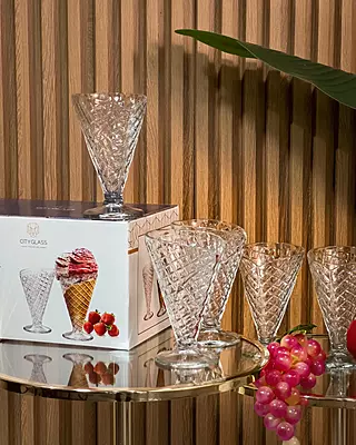 Ice cream cup set of 6