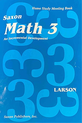 Saxon Math 3 Home Study Meeting Book