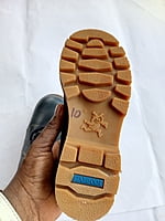 STABIFOOT 100% LEATHER BOYS SHOES  - UK STOCK SHOES - (BLUE-BLACK COLOUR)