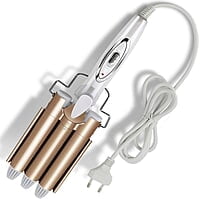 PREMIUM CERAMIC ELECTRIC  3 BARRELS HAIR CURLER