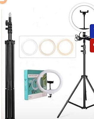 12Inches Ring Light With Phone Holder and Tripod Stand