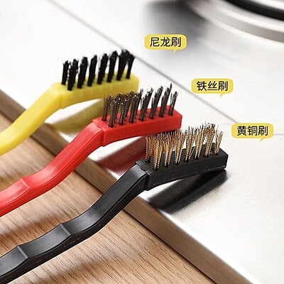 3PIECES IN 1 PACK GAS CLEANING HARD MESH BRUSH