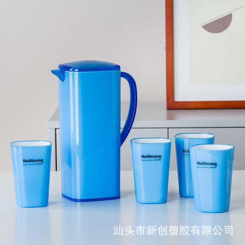 1200ML CERAMIC JUG WITH 4 CUPS FOR COCTAIL,JUICE AND WATER