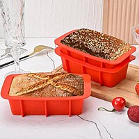 SILICONE BAKING PAN BAKING BOWL - RECTANGULAR SHAPE