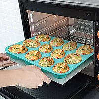 12 HOLES SILICONE BAKING PAN BAKING BOWL SOAP MOULD 12 HOLES SILICONE BAKING PAN BAKING BOWL SOAP MOULD