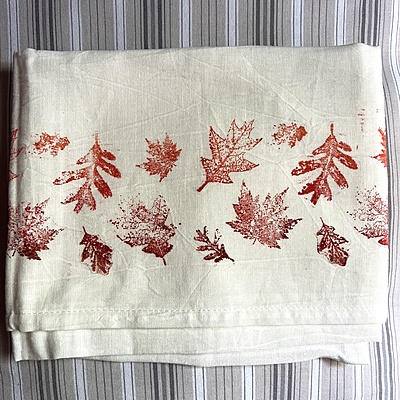 Tea Towel Leaves 2025