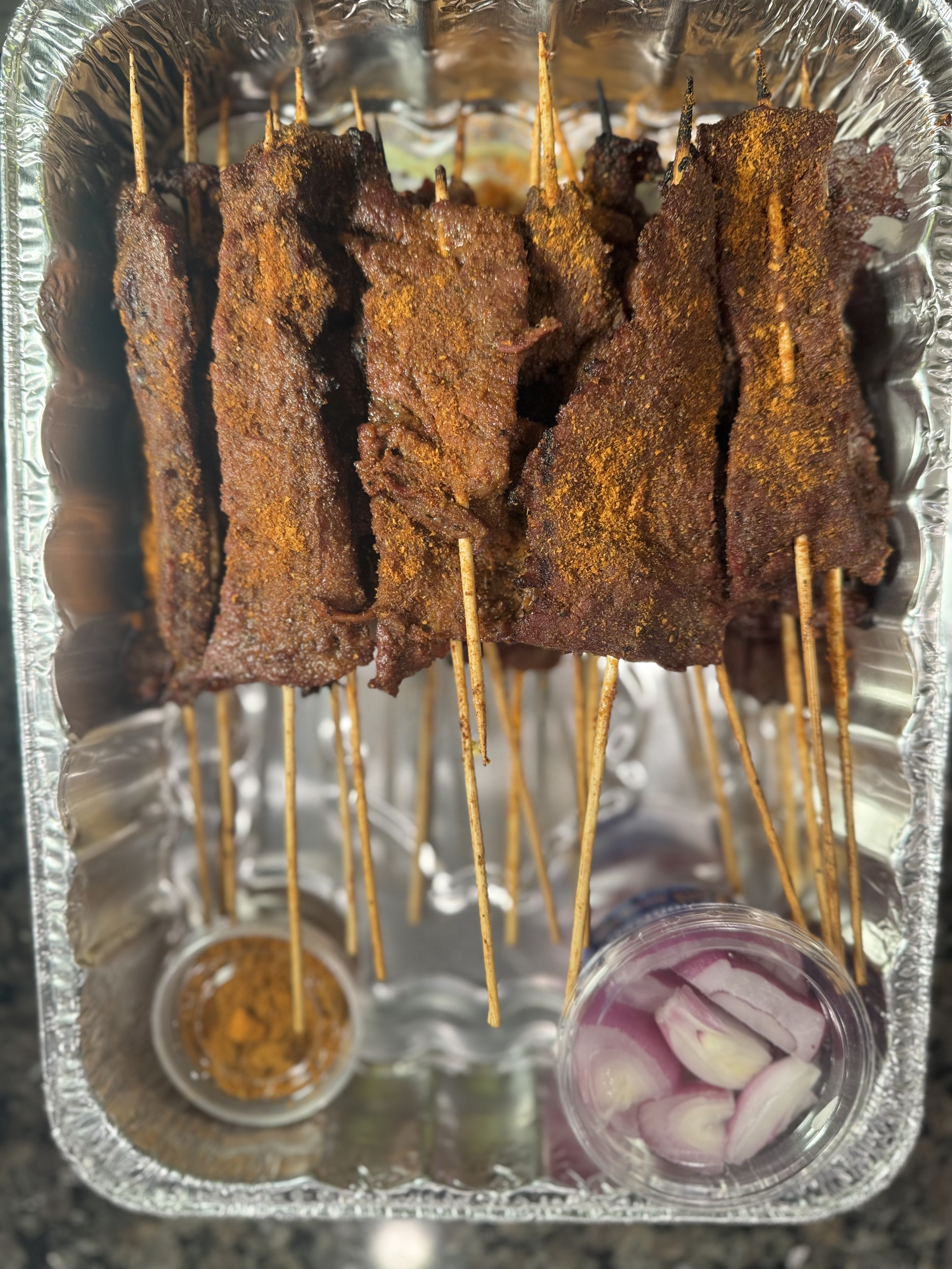 Beef Suya (Skewered) - HOT & READY Beef Suya (Skewered) - HOT & READY