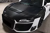 2006–2015 Audi R8 Coupe & Spyder P Style Carbon Fiber Hood | Lightweight & Aerodynamic Upgrade