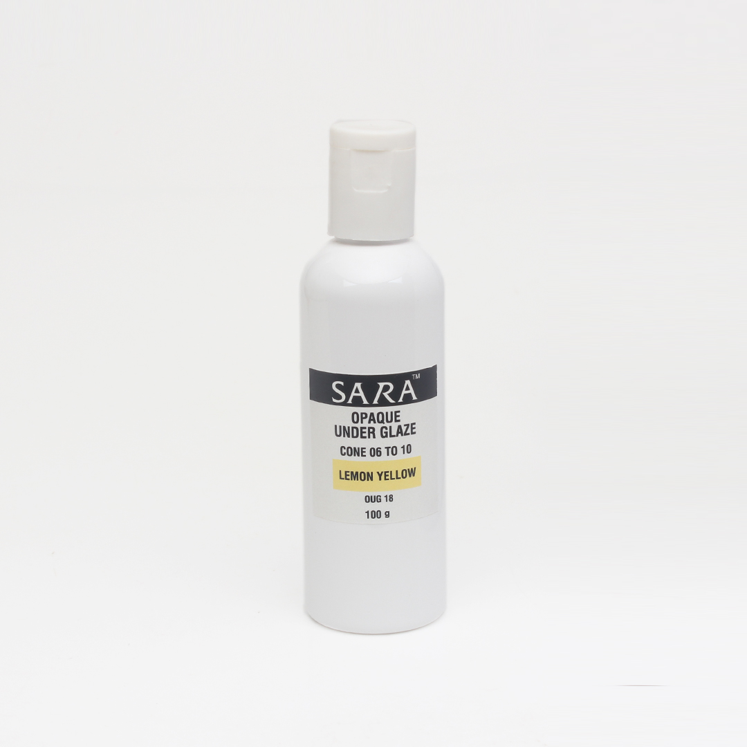 Sara Opaque Underglaze Lemon Yellow OUG18 Sara Opaque Underglaze Lemon Yellow OUG18