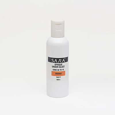 Sara Opaque Underglaze Orange OUG21 Sara Opaque Underglaze Orange OUG21