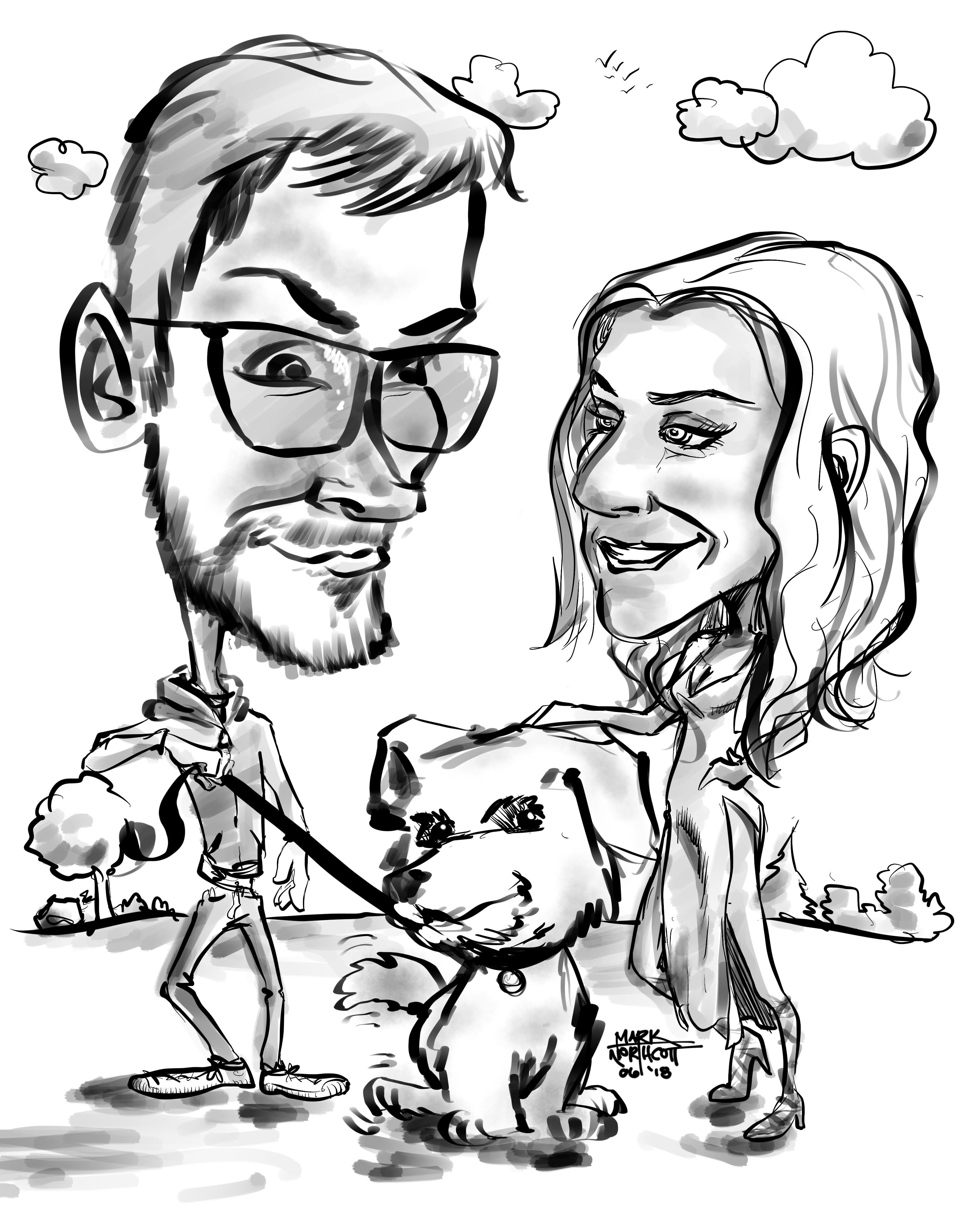 Commissioned Caricatures