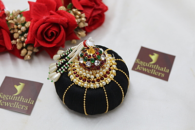 Andal Kondai - Traditional Kempstones Hair Accessory Andal Kondai - Traditional Kempstones Hair Accessory