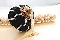 Andal Kondai - Kempstones Hair Accessory for Bridal/Bharathanatyam &