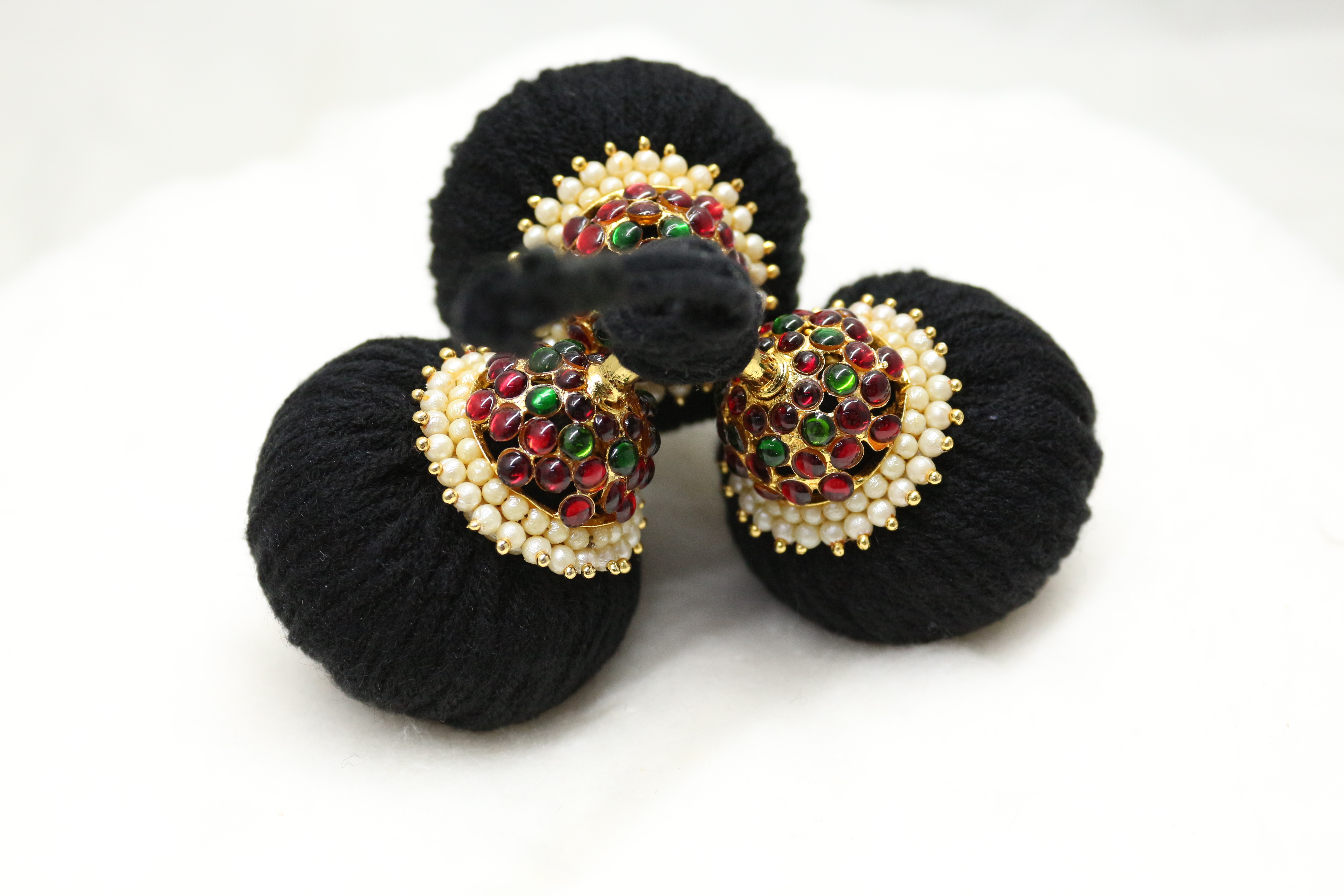 Traditional Kunchalam/Kunjala – Kempstone Temple Jewellery Hair Accessory