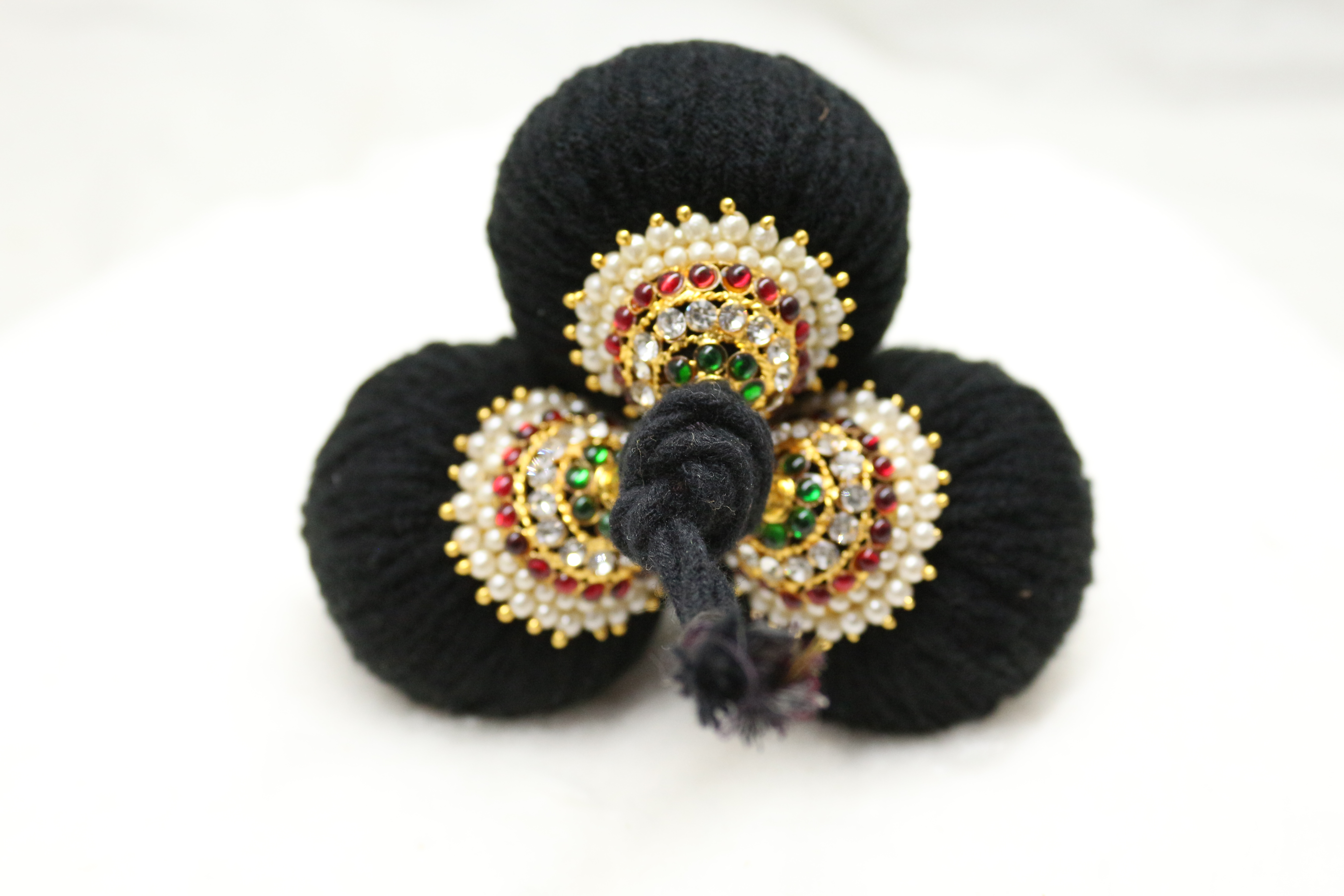 Traditional Temple Kunchalam Hair Accessory – Kempstone Bridal Kunjala | Classical Dance Ornament