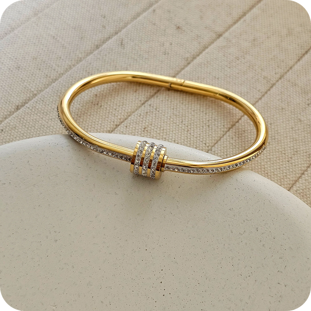 Diamond Cilinder Bracelet
