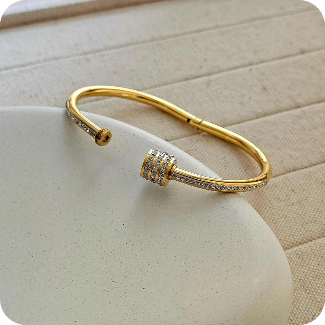 Diamond Cilinder Bracelet