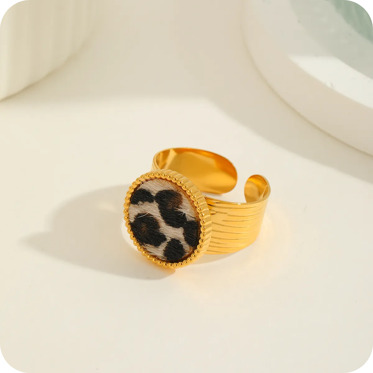 Animal Print Ring