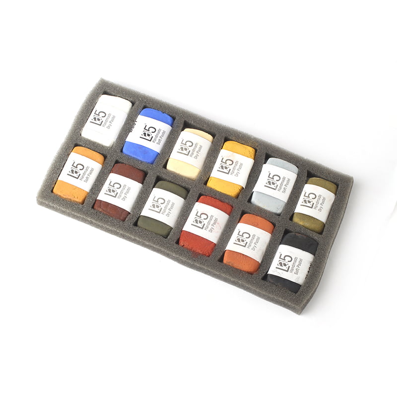 La5 Hand Made Soft Pastel Chunky Set - 1 (12Colours)