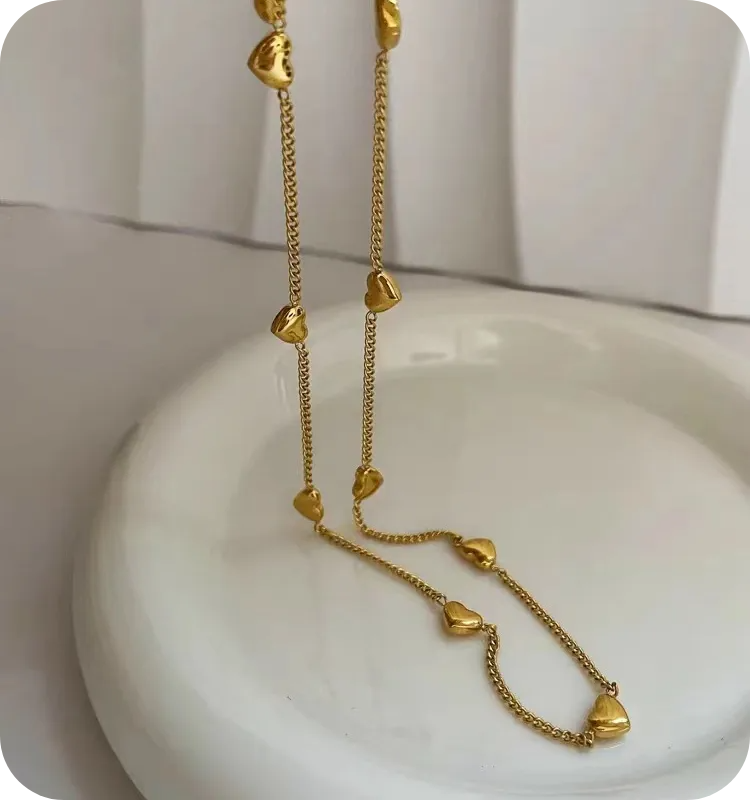 Mini Hearts Chain