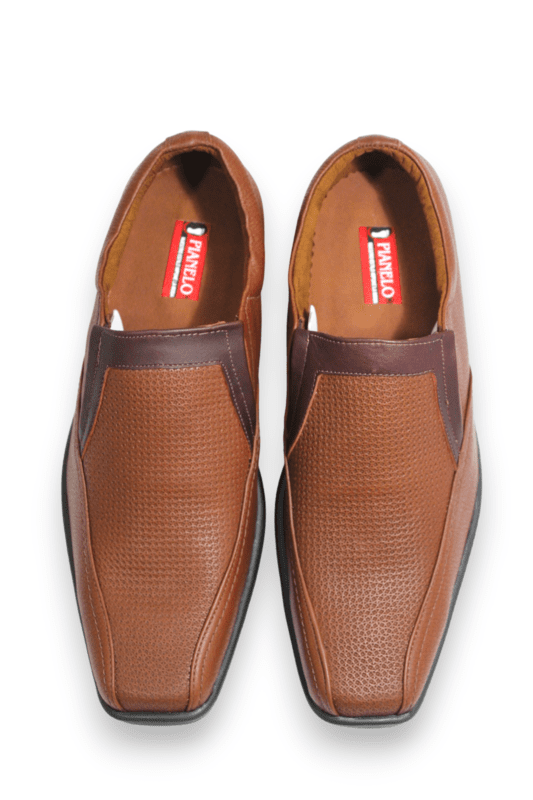 Mocasín Pianelo Miel con Borde Lengueta Café