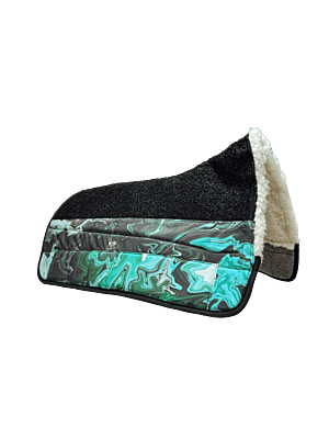 30" Western Pad with Liquid Teal