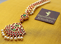 Temple Jewellery - Forehead Pendant/Nethi Chutty/Maang Tikka