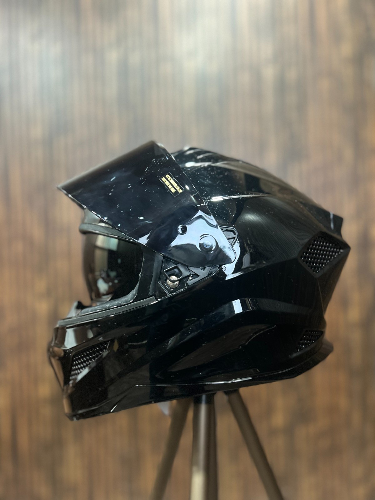 STEELBIRD SBH-25 ISS SHARP GLOSSY BLACK C/V 600 MM (L)