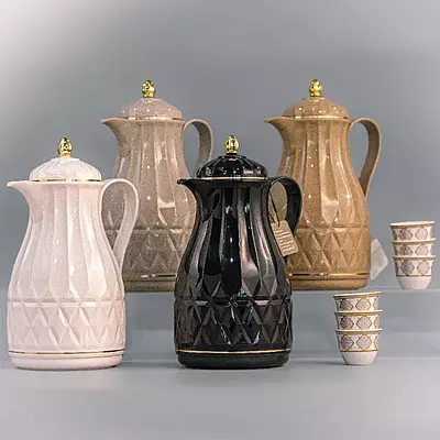 دلة قهوة فاخرة 1 لتر عدة الوان