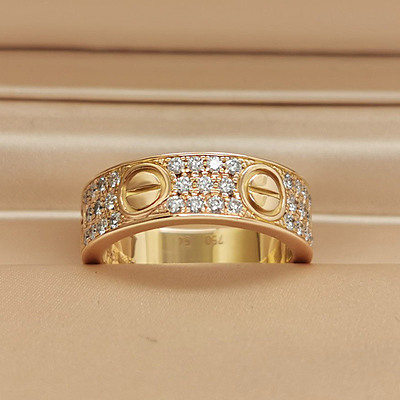 Cartier Diamonds Ring  Gold Talla 7