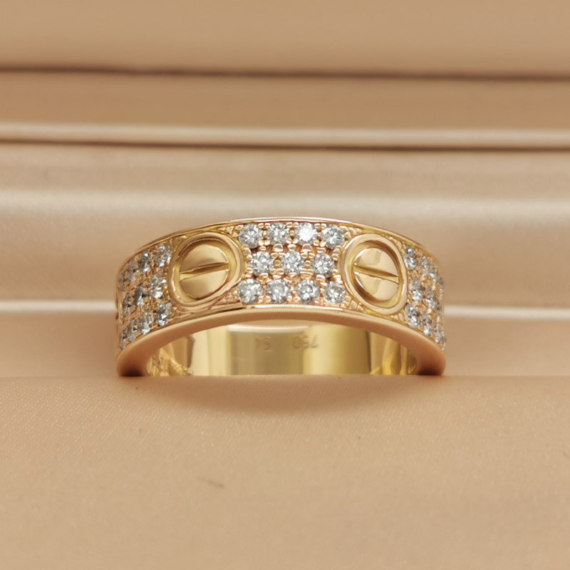 Cartier Diamonds Ring  Gold Talla 7