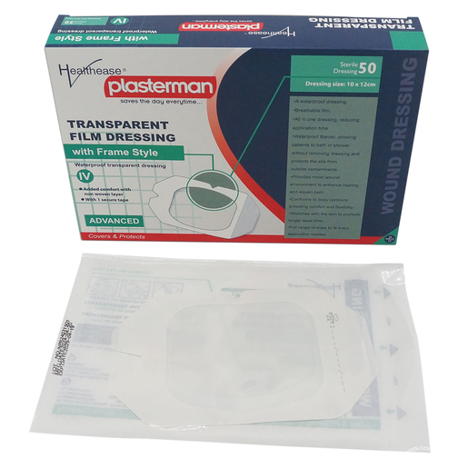 IV Flim Dressing 10x12cm Box 50's IV Flim Dressing 10x12cm Box 50's