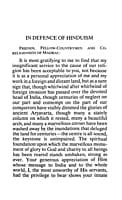 In Defence of Hinduism In Defence of Hinduism