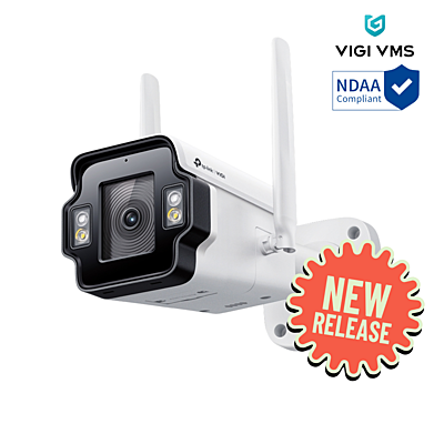 TP-Link VIGI 4MP Outdoor Full-Colour 4G Bullet Network Camera