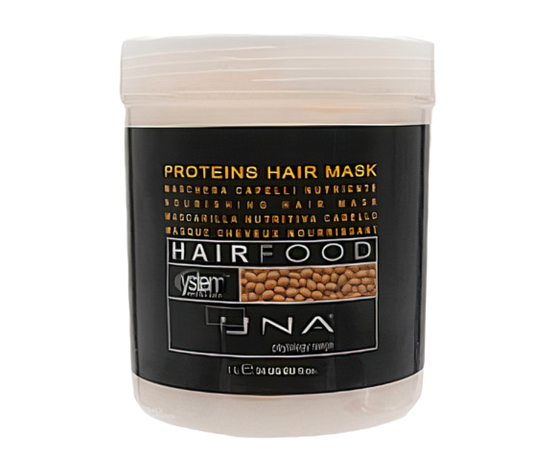 UNA Protein Hair Food made with soy, for revitalized and stronger hair UNA Protein Hair Food made with soy, for revitalized and stronger hair