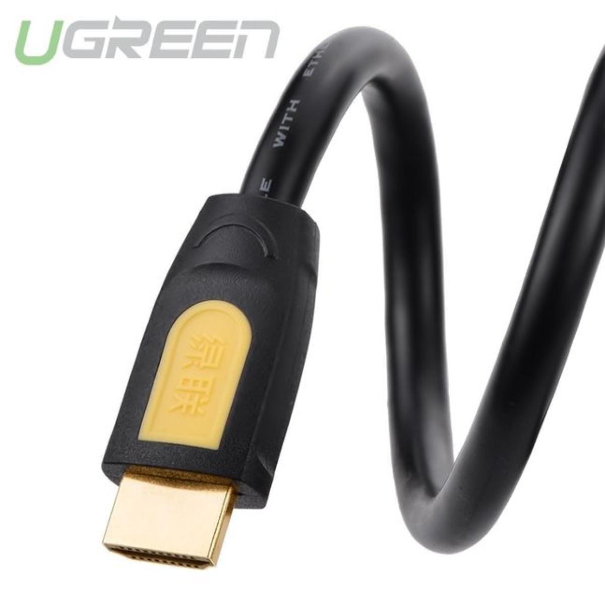 Ugreen HD101 HDMI Round Cable 5M - Yellow & Black