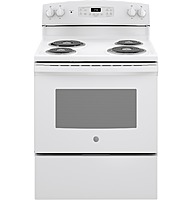 GE® JB256 ENERGY STAR® 30" Free-Standing Self-Clean Coil Burner Electric