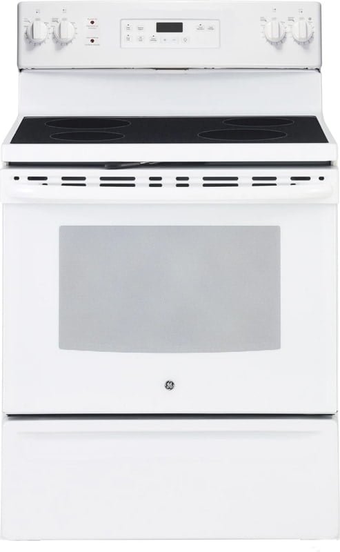 GE 30" White Electric Range