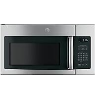 GE® JNM3163RJSS 1.6 Cu. Ft. Over-the-Range Microwave Oven with Recirculating Venting GE® JNM3163RJSS 1.6 Cu. Ft. Over-the-Range Microwave Oven with Recirculating Venting