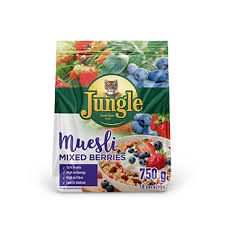 JUNGLE MUESLI MIXED BERRIES 12X400G