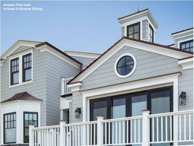 JamesHardie 5/8-inch thickness ARTISAN Profile siding (Primed) JamesHardie 5/8-inch thickness ARTISAN Profile siding (Primed)