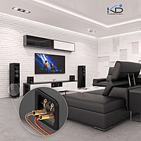 Kabeldirekt Banana plugs for speaker cables up to 6 mm² - screwable and gold-plated Kabeldirekt Banana plugs for speaker cables up to 6 mm² - screwable and gold-plated