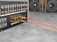 Kabeldirekt Banana plugs for speaker cables up to 6 mm² - screwable and gold-plated Kabeldirekt Banana plugs for speaker cables up to 6 mm² - screwable and gold-plated