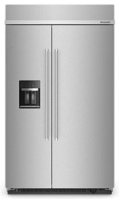 KitchenAid 48" Stainless Built-in Side-by-Side Refrigerator