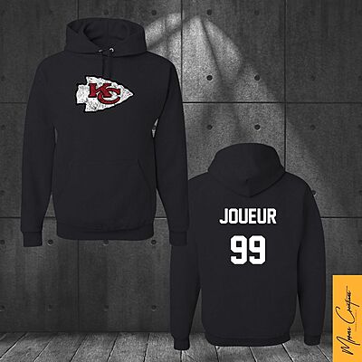 Hoodie noir - KC Chiefs Hoodie noir - KC Chiefs