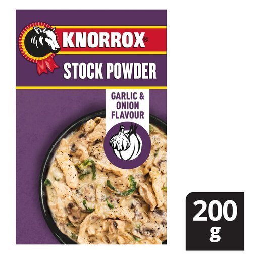KNORROX STOCK POWDER GARLIC &ONION 10X100G