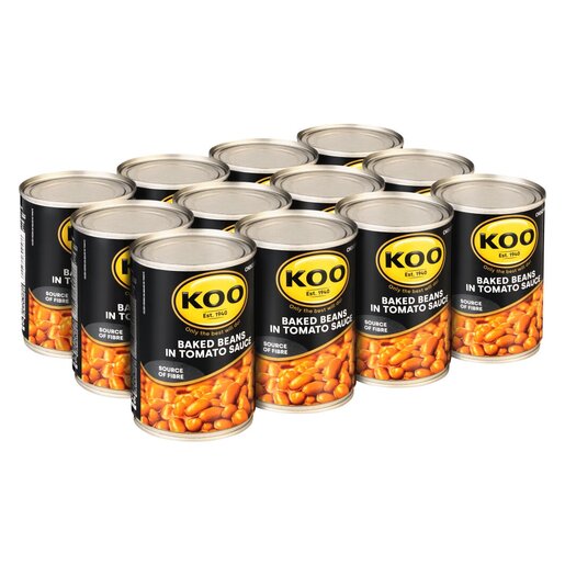 KOO BAKED BEANS 12X410G TRAY KOO BAKED BEANS 12X410G TRAY