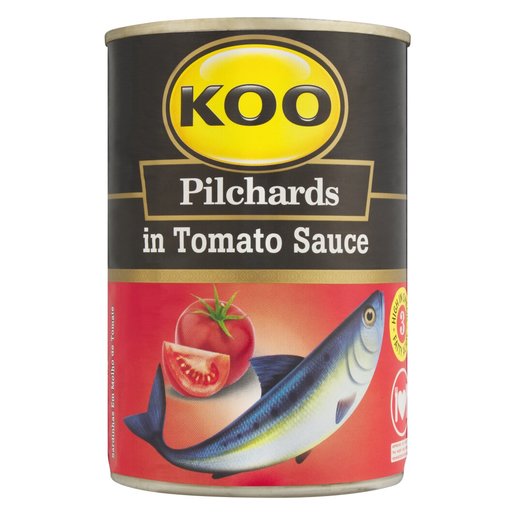 KOO PILCHARDS IN TOMATO 12X400G KOO PILCHARDS IN TOMATO 12X400G